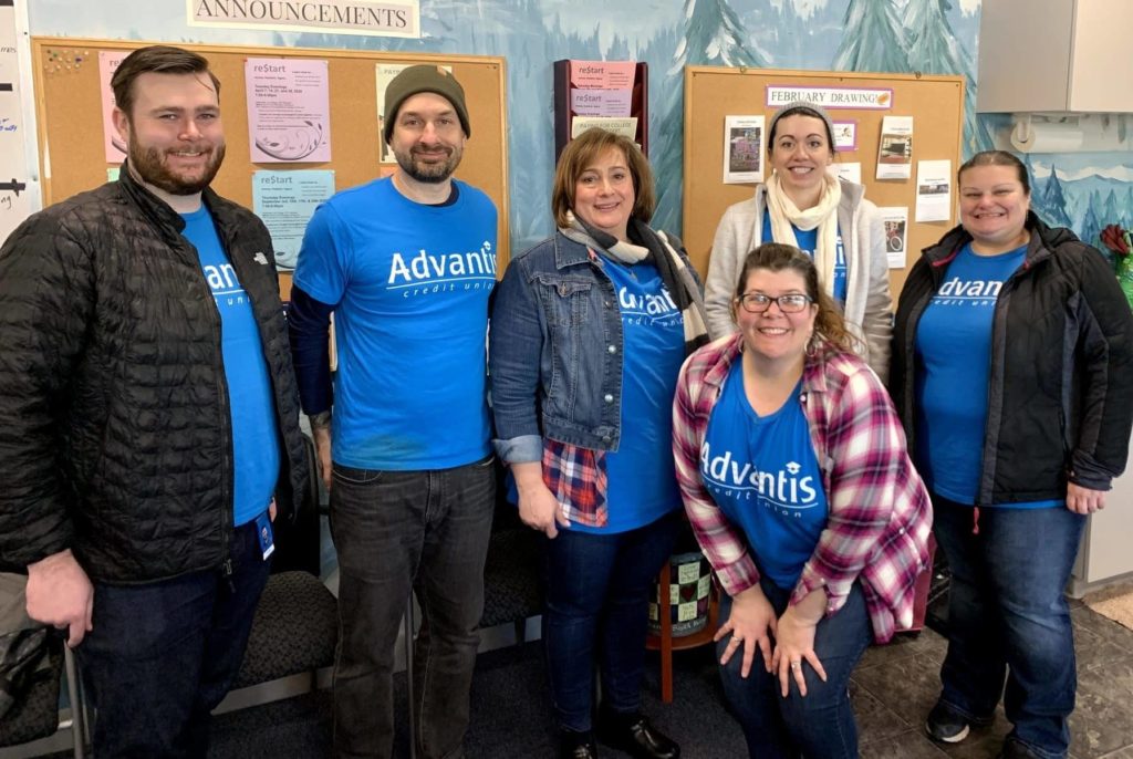 group of Birch volunteers