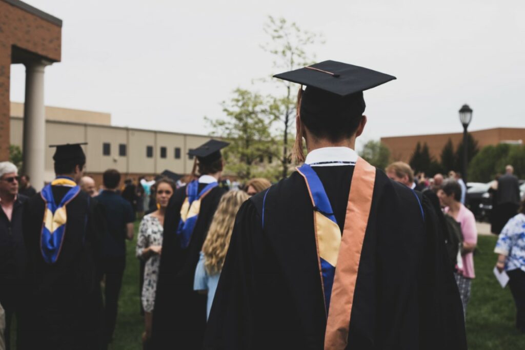 college students graduating