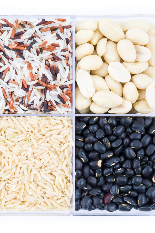 dried rice and bean assortment